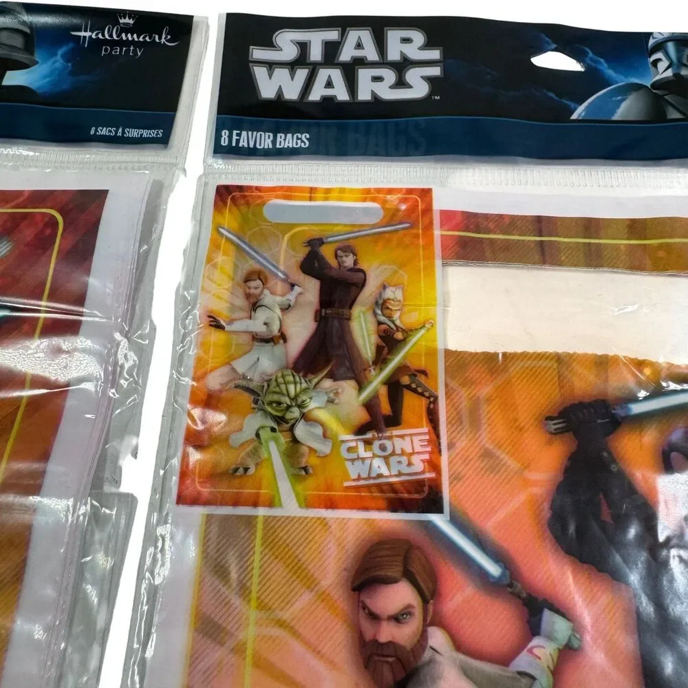 Hallmark Star Wars Party Favor Bags Treat Boxes 48 Pieces Birthday NEW SEALED